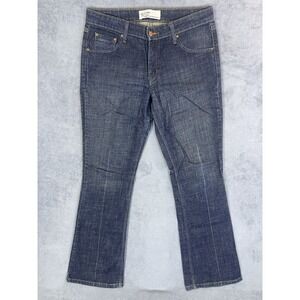 Levis Strauss Jeans Womens 10M Blue Dark Wash Denim Mid Rise Bootcut Cowgirl